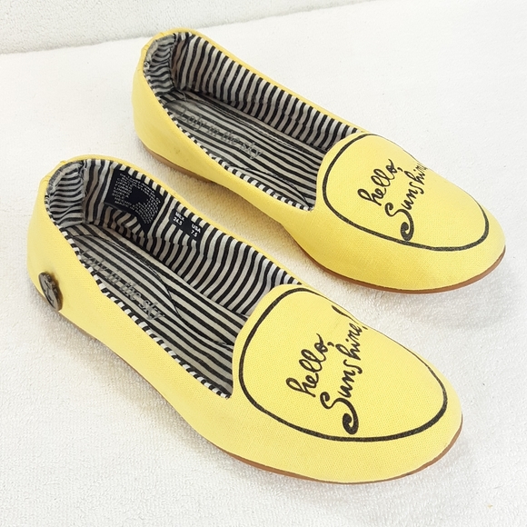 LOLY IN THE SKY "SONIA" HELLO SUN SHINE Flat Shoes - Picture 9 of 16